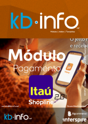 Módulo de Pagamento ItauShopline com Transferência Crediário Cartões Visa Mastercard Diners ou Boleto Bancário